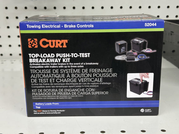 Curt Top-Load Push-to-Test Breakaway Kit