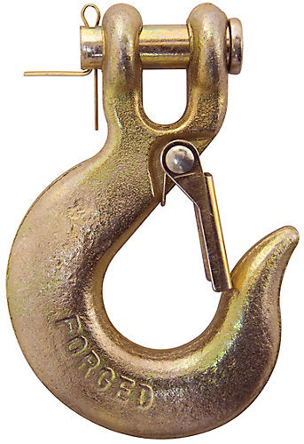 3/8" Clevis Slip Hook with Latch 